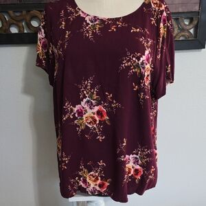 Floral Print Women's Top